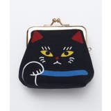 ブラック | 【カヤ】猫ころん大がま | チャイハネ
