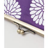 【カヤ】花ふくれ織り がま口メガネケース | アミナコレクション | 詳細画像2