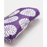 【カヤ】花ふくれ織り がま口メガネケース | アミナコレクション | 詳細画像3