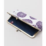 【カヤ】花ふくれ織り がま口メガネケース | アミナコレクション | 詳細画像5