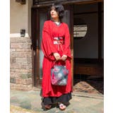 【カヤ】亀甲彼岸花 帯ベルト | アミナコレクション | 詳細画像1