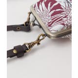 【カヤ】花影ふくれ織りがま口ショルダーバッグ | アミナコレクション | 詳細画像10