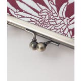 【カヤ】花影ふくれ織りがま口ショルダーバッグ | アミナコレクション | 詳細画像12