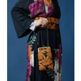 【カヤ】花影ふくれ織りがま口ショルダーバッグ | アミナコレクション | 詳細画像3