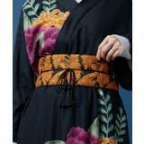 ブラウン系その他 | 【カヤ】花影ふくれ織り帯ベルト | アミナコレクション