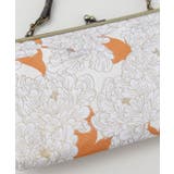 【カヤ】華やか四角がま口クラッチ＆ショルダーバッグ2WAY | アミナコレクション  | 詳細画像6 