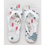 【カヤ】浮世絵足袋型ビーチサンダル(23-24cm ) | チャイハネ | 詳細画像3