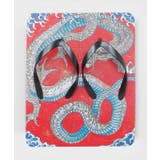 レッド | 【カヤ】浮世絵足袋型ビーチサンダル(27-28cm ) | アミナコレクション