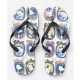 ベージュ | 【カヤ】浮世絵柄足袋サンダル（24-25cm） | アミナコレクション 