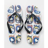 ベージュ | 【カヤ】浮世絵柄足袋サンダル（26-28cm） | アミナコレクション 