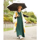 【カヤ】花便り折りたたみ日傘【晴雨兼用・遮光性99.99%】 | アミナコレクション  | 詳細画像1 