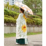 【カヤ】花便り折りたたみ日傘【晴雨兼用・遮光性99.99%】 | アミナコレクション  | 詳細画像2 