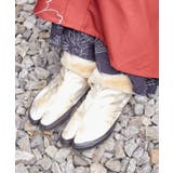 【カヤ】始めの白ボア足袋 | チャイハネ | 詳細画像1