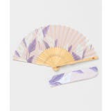 ベージュ | 【カヤ】水芭蕉扇子 | アミナコレクション 