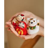 【カヤ】招き猫おじゃみ | アミナコレクション  | 詳細画像1 