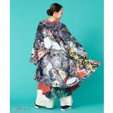 ブラック | 【カヤ】リバーシブル羽織《水木しげる》 | アミナコレクション