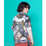 【カヤ】アロハシャツ（Mサイズ）《水木しげる》 | アミナコレクション  | 詳細画像8 