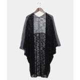 ブラック | 【チャイハネ】アミアミカーディガン | アミナコレクション 