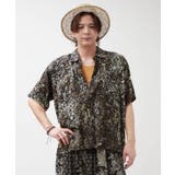 ブラック | 【チャイハネ】ウミバティメンズシャツ | アミナコレクション