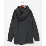 チャコール | 【チャイハネ】スプットメンズカーディガン | アミナコレクション