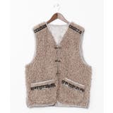 【チャイハネ】モケリプードルファーベスト | アミナコレクション  | 詳細画像3 