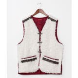 ホワイト | 【チャイハネ】モケリプードルファーベスト | アミナコレクション 