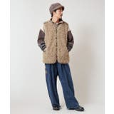 【チャイハネ】モケリプードルファーメンズベスト | アミナコレクション | 詳細画像3 