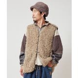 【チャイハネ】モケリプードルファーメンズベスト | アミナコレクション | 詳細画像5 