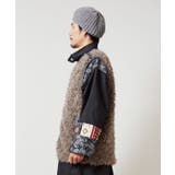 【チャイハネ】モケリプードルファーメンズベスト | アミナコレクション | 詳細画像7 