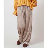 ベージュ | 【チャイハネ】ロクアーベロアパンツ | アミナコレクション 