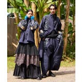 【チャイハネ】ヤオリ異素材パッチワークMEN'Sロングカーディガン | アミナコレクション | 詳細画像1 