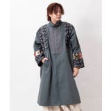 【チャイハネ】ヤオリ異素材パッチワークMEN'Sロングカーディガン | アミナコレクション | 詳細画像6 