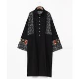 ブラック | 【チャイハネ】ヤオリ異素材パッチワークMEN'Sロングカーディガン | アミナコレクション