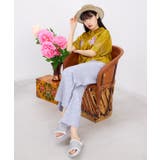 【チャイハネ】サテンレイフレアパンツ | アミナコレクション  | 詳細画像1 