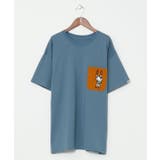 ブルー | 【チャイハネ】おかかポケットTシャツ | チャイハネ
