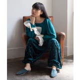 【チャイハネ】スタミーベロアパンツ | アミナコレクション  | 詳細画像2 