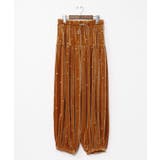 イエロー | 【チャイハネ】スタミーベロアパンツ | アミナコレクション 