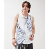 ホワイト | 【チャイハネ】ネイティルメンズタンクトップ | アミナコレクション