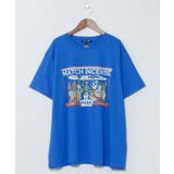 ブルー | 【チャイハネ】マッチ香Ｔシャツ（Ｌサイズ） | アミナコレクション 