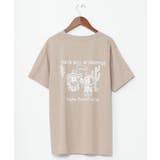 ベージュ | 【チャイハネ】オドールメンズＴシャツ | アミナコレクション