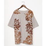 ベージュ | 【チャイハネ】ロタトラメンズTシャツ | チャイハネ