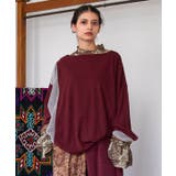 レッド | 【チャイハネ】ワモーンパッチワークトップス | アミナコレクション