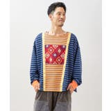 【チャイハネ】カラパッチメンズトップス | アミナコレクション | 詳細画像7 