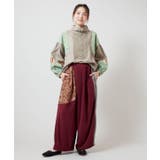 【チャイハネ】ワモーンパッチワークパンツ | アミナコレクション  | 詳細画像4 