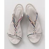 ホワイト | 【チャイハネ】ギャビーサンダル ホワイト | アミナコレクション