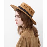ブラック | 【チャイハネ】モダラハット カンカン帽 | アミナコレクション