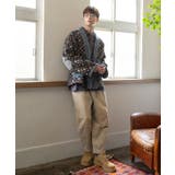 【チャイハネ】ノラパッチメンズカーディガン | アミナコレクション | 詳細画像1 