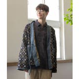 ブラック | 【チャイハネ】ノラパッチメンズカーディガン | アミナコレクション