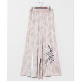 ベージュ | 【チャイハネ】ネリナラ刺繍パンツ | アミナコレクション 