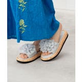 【チャイハネ】フラワーフラットサンダル | アミナコレクション | 詳細画像3